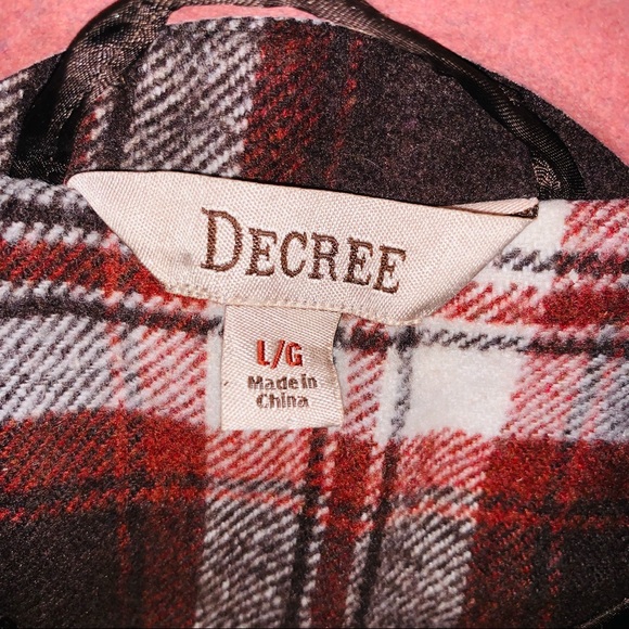 Decree fully lined pea coat. LG - Picture 8 of 9